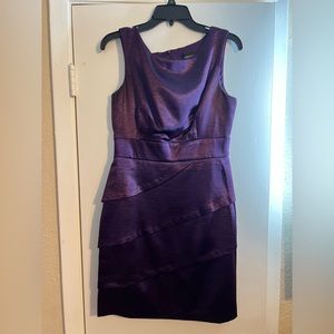Purple MIDI Dress
